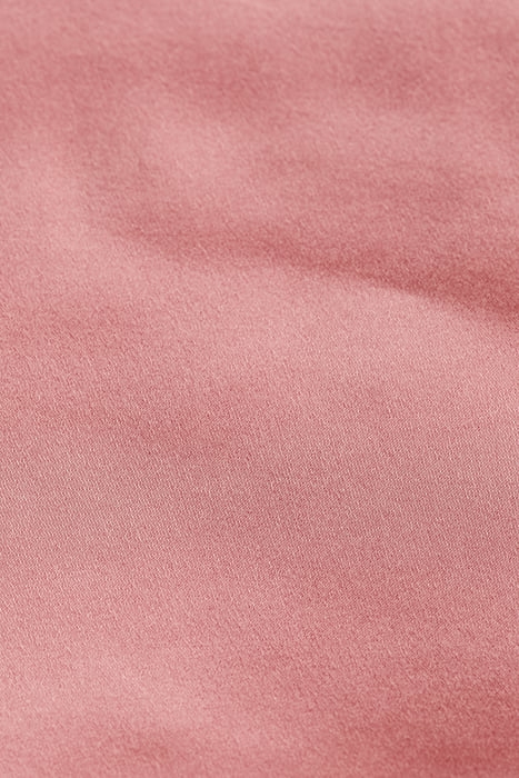 HIGH-RISE SATIN SKIRT WITH LACE DETAIL WEATHERED PINK 3