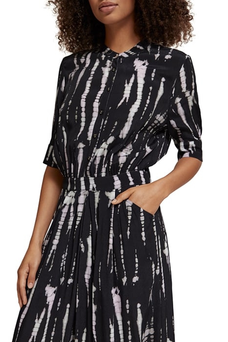 MIDI DRESS WITH PRINT TIE DYE ROPE 6