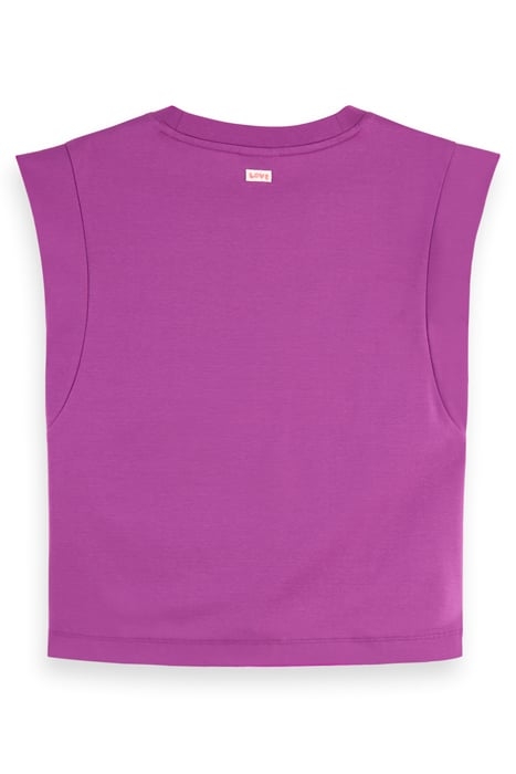 SLEEVELESS KNOTTED T-SHIRT BOYSENBERRY 5