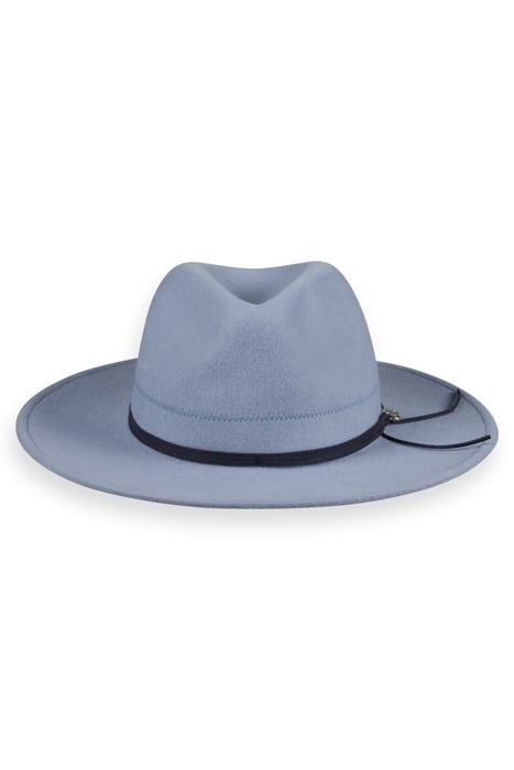 FEDORA HAT DUSTY BLUE- 1
