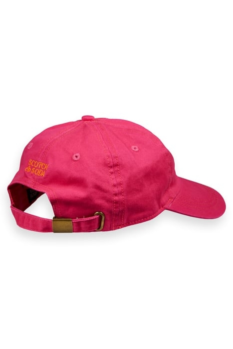 TWILL LOGO CAP TROPICAL PINK 2