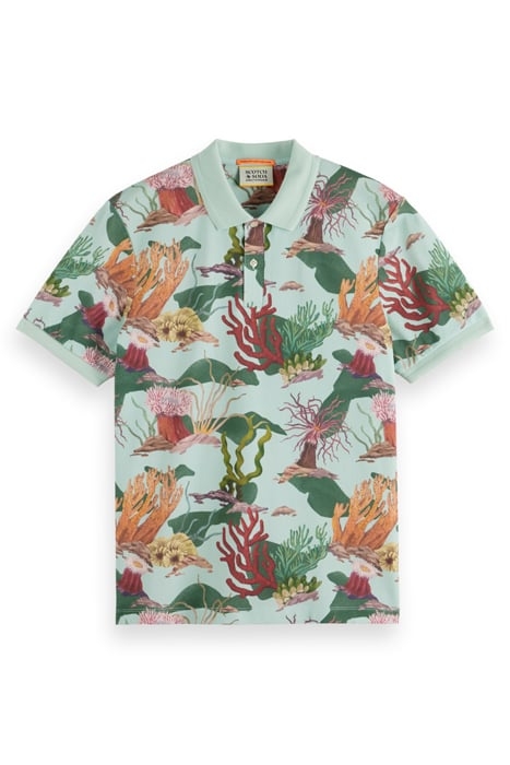 CORAL REEF CAMO PRINT POLO CAMO CORAL AOP 1