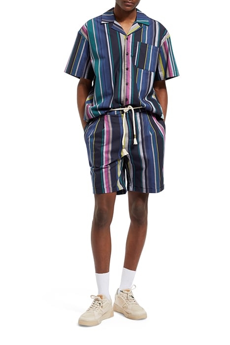 TWILT - BLANKET-STRIPED COTTON BLACK MULTI STRIPE 2