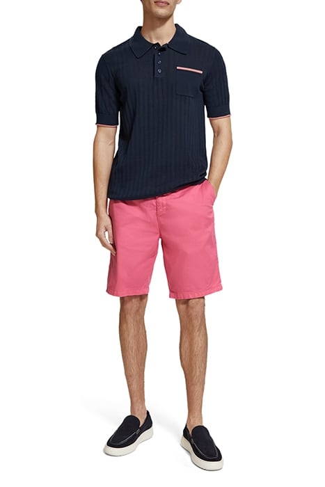 STUART- GARMENT-DYED PIMA COTT TROPICAL PINK 3