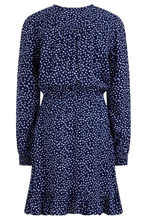 DRESS MID LENGTH BLUE 3