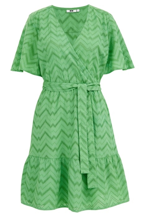 DRESS SHORT BRIGHT GREEN 4