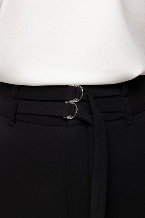 DOUBLE BELTED PANT BLACK 7
