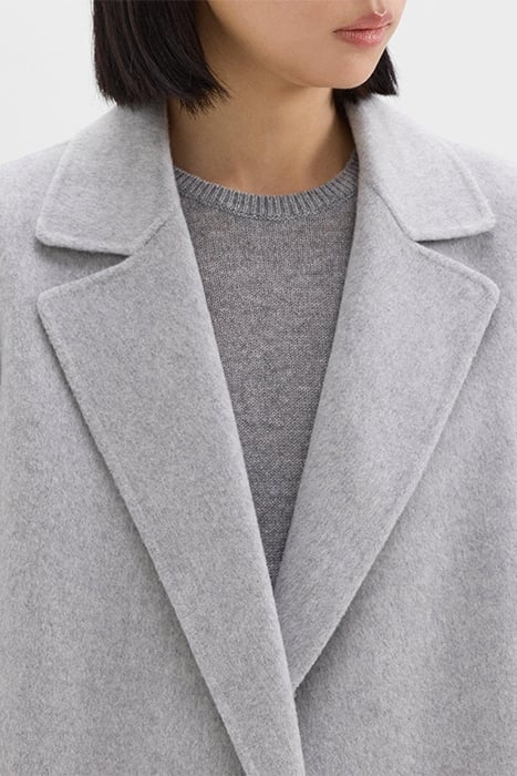 CLAIRENE JACKET IN DOUBLE-FACE WOOL-CASHMERE MELANGE GREY 4