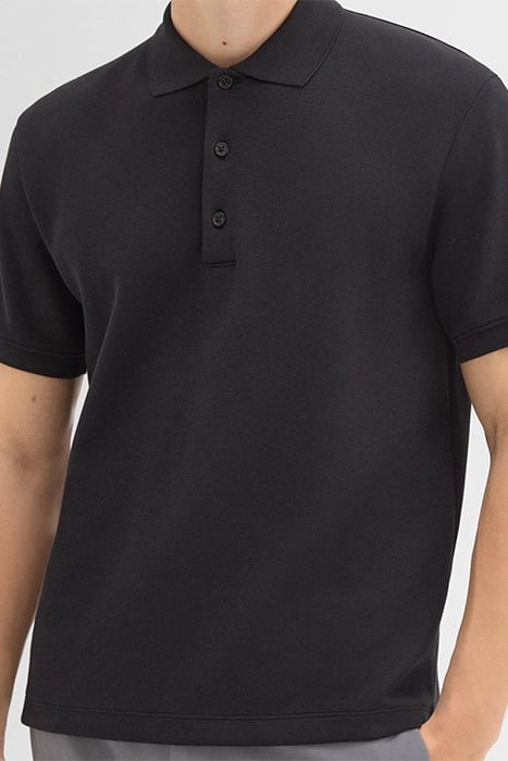 JOCELIN POLO SHIRT IN STUDIO KNIT JACQUARD BLACK 4