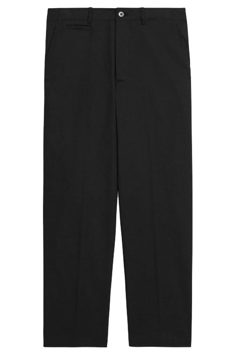 RELAXED VIRGIN WOOL PANT BLACK 2