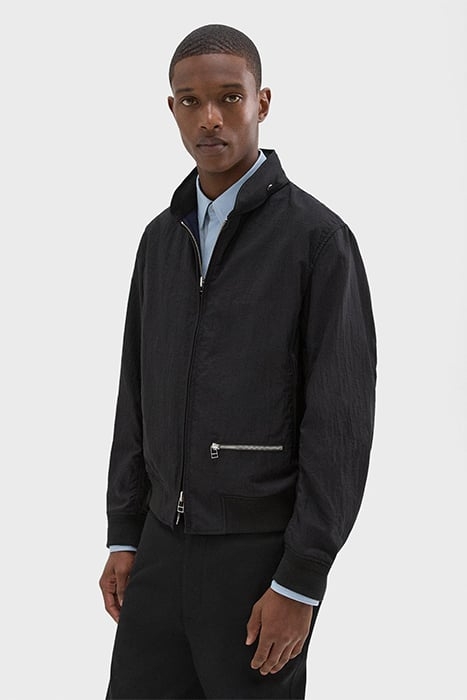 BLOUSON ZIP-UP JACKET BLACK 1