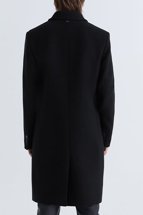 BLACK PURE EDITION DOUBLE-BREASTED COAT BLACK 2