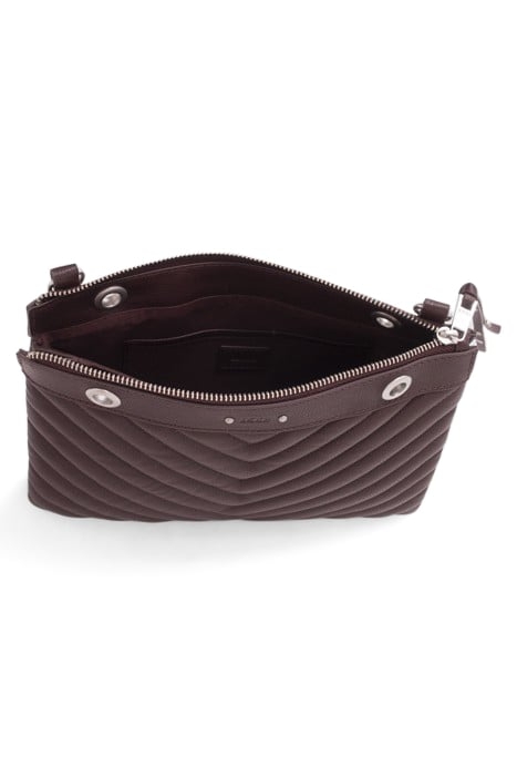 GARNET LEATHER 1440 REPORTER CLUTCH BAG BURGUNDY 6