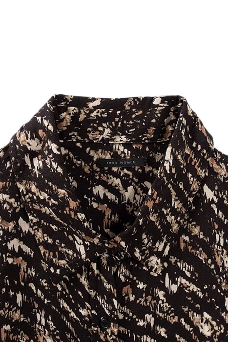 BLACK FUSAIN PRINT SHIRT BLACK 6