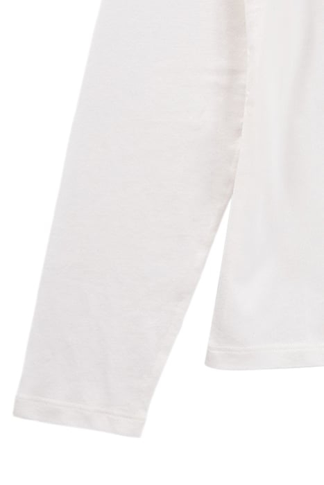 WHITE T-SHIRT WITH EMBROIDERED SLOGAN OFF-WHITE 6