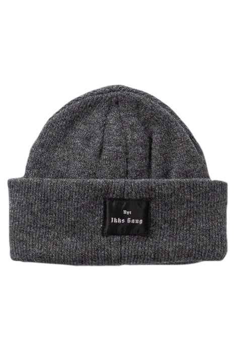 BOYS’ GREY KNIT BEANIE WITH MASK CUT-OUT GREY 2