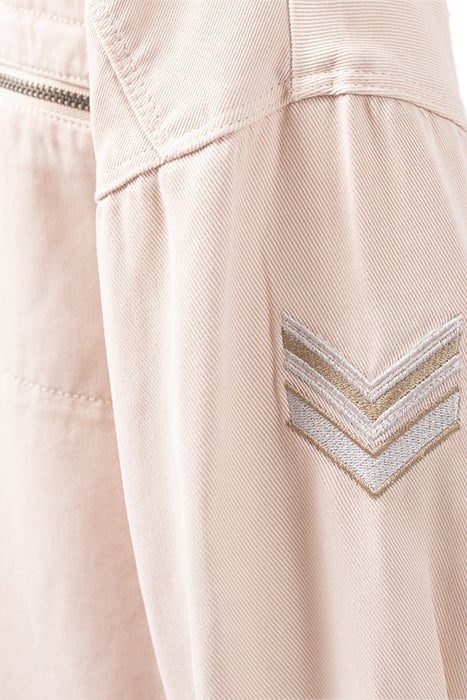 GIRLS ECRU LYOCELL® SHIRT WITH ZIPPED POCKETS SNOW WHITE 6