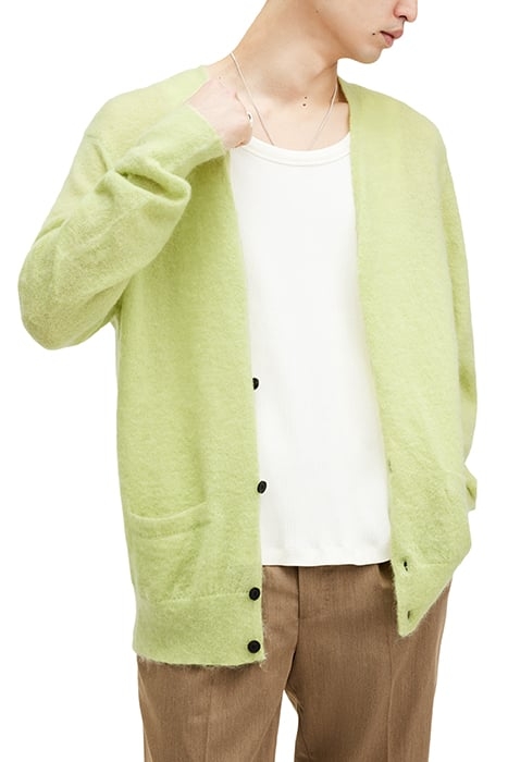 KENNEDY CARDIGAN LIGHT GREEN 1