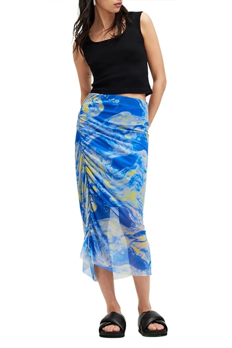 NORA INSPIRAL SKIRT ELECTRIC BLUE 2