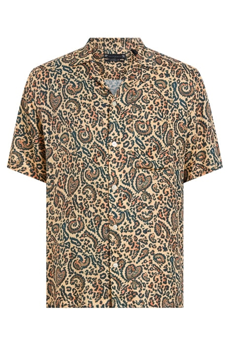 LEO PAISLEY SS SHIRT JET BLACK 4