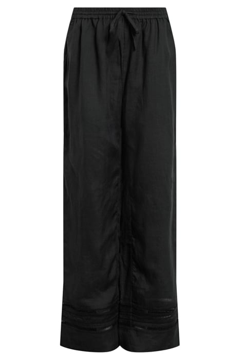 JADE LINEN TROUSER BLACK 4