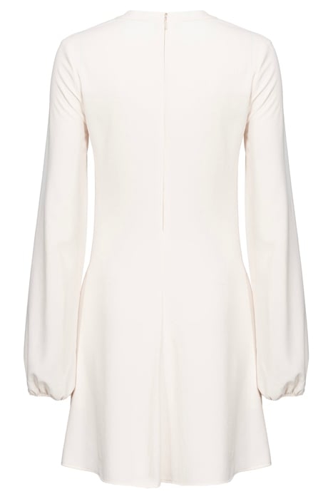 AFFABILE ABITO CREPE FLUIDO CON STRINGATURE SILK WHITE 2