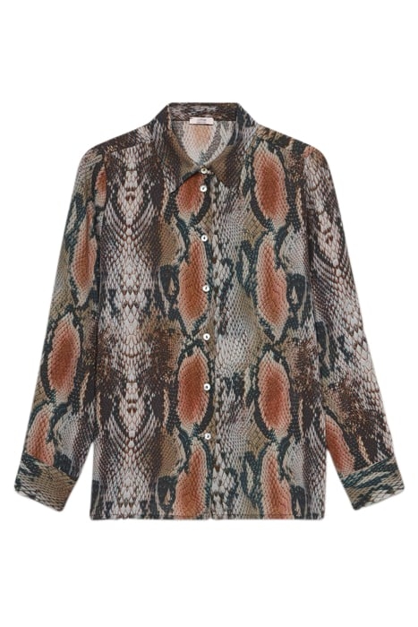 GEORGETTE PATTERNED SHIRT GREY 3