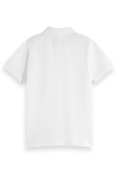 REGULAR FIT FABRIC-DYED POLO WHITE 2
