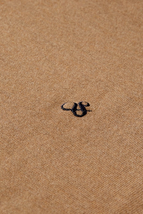 ESSENTIALS - CLASSIC CREWNECK CAMEL MELANGE 3