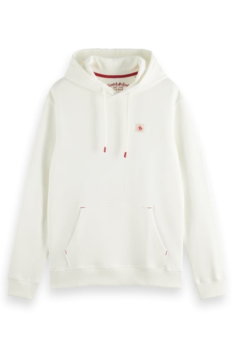 ESSENTIAL LOGO BADGE HOODIE SWAN 1