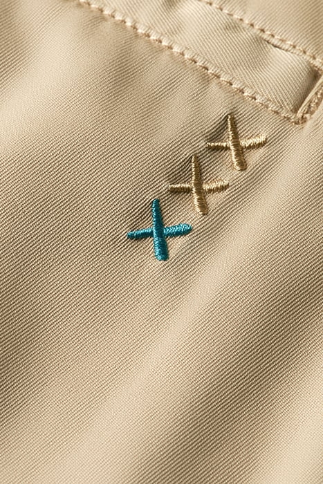 STUART - COTTON-BLEND TWILL SH SEASTONE 8