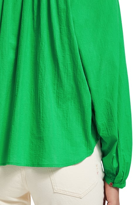 BALLOON SLEEVE TOP SCUBA GREEN 7