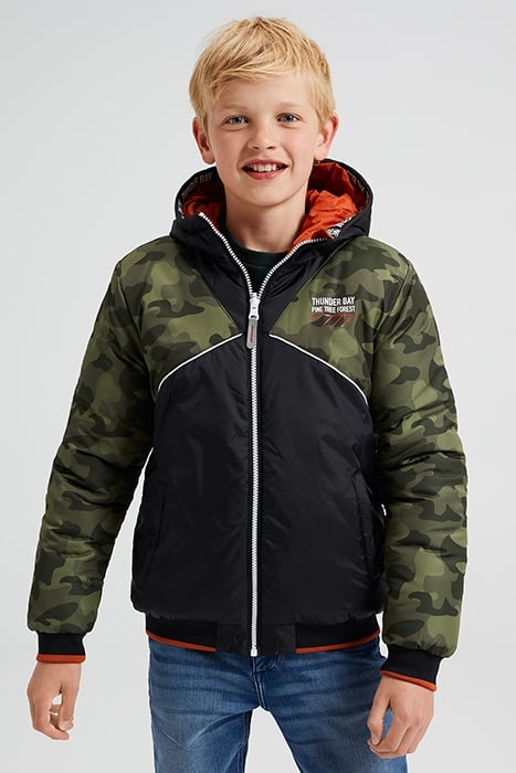 JACKET REVERSIBLE BOMBER BLACK 1