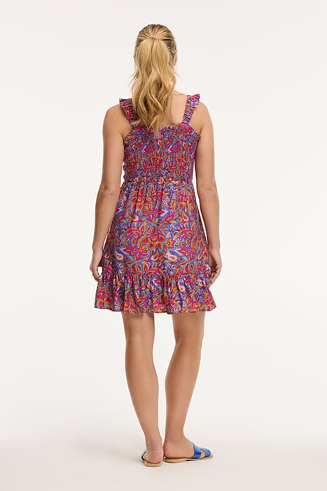 FIESTA DRESS SICILIAN FLOWER PURPLE SICILIAN FLOWER 4