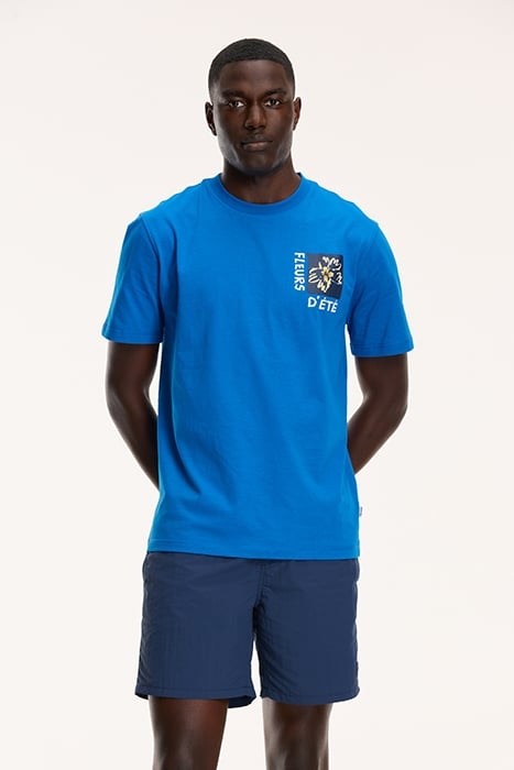 FLEURS T-SHIRT SKYDIVE BLUE 1