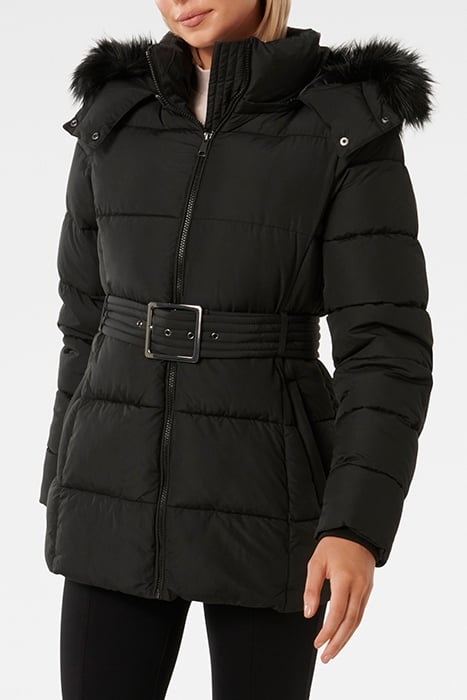 DANNIE MID LENGTH PUFFER COAT BLACK 1