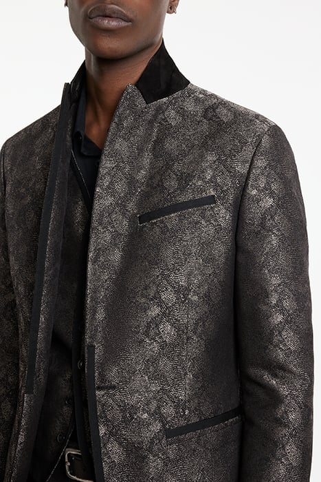 SLIM FIR BTN FRONT CLOSURE JACKET WITH S ALMOND 3