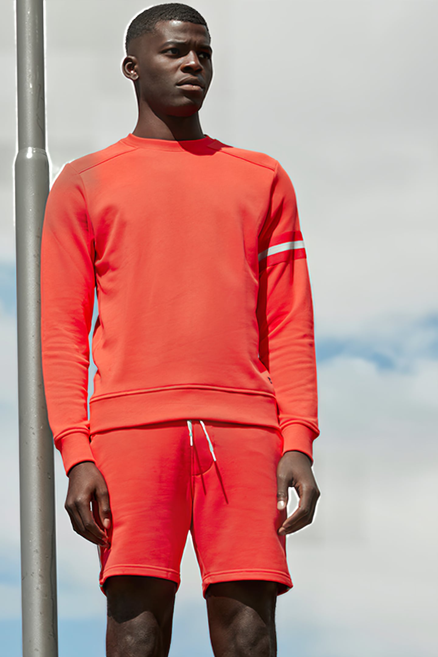 MOORE-BAND | CREW NECK SWEATER FLAME RED 2