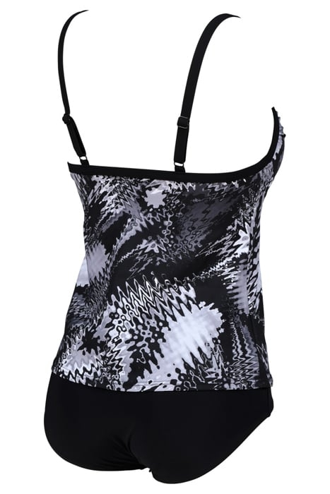 W ZORA TANKINI C-CUP BLACK MULTI-BLACK 4
