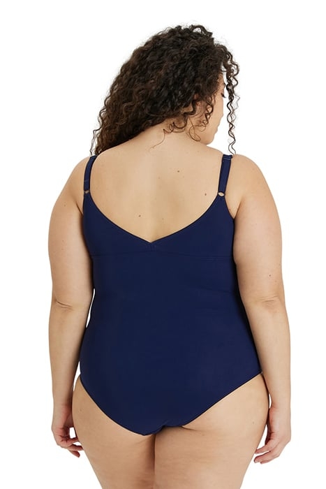 W JEWEL ONE PIECE PLUS NAVY-BRIGHT BLUE 2