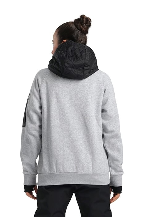 HOODED SWEAT TECH MEDIUM GREY HEATHER 5