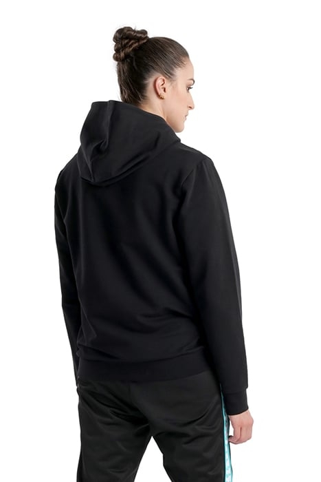 ARENA ICONS HOODED SWEAT SOLID LOGO BLACK-WHITE-BLUE DIAMOND 5