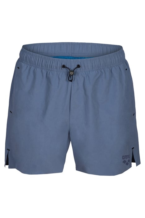 MEN'S ARENA EVO BEACH SHORT SOLID GREY BLUE 4