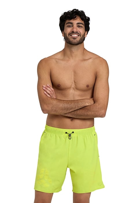 MEN'S ARENA EVO BEACH BOXER LOGO SOFT GREEN 1