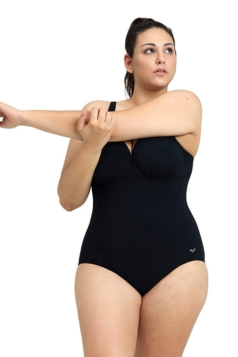 WOMEN'S BODYLIFT SWIMSUIT MAURA U BACK P BLACK 7