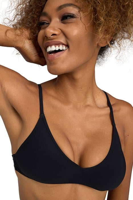 WOMEN'S ARENA SOLID BIKINI TRIANGLE BLACK 8