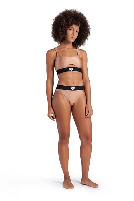 WOMEN'S ARENA BICOLORE ELASTIC BRALETTE CREAM 4