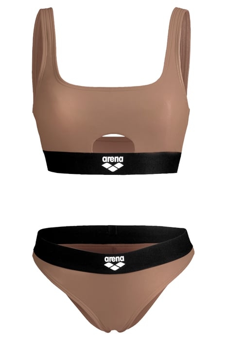 WOMEN'S ARENA BICOLORE ELASTIC BRALETTE CREAM 5