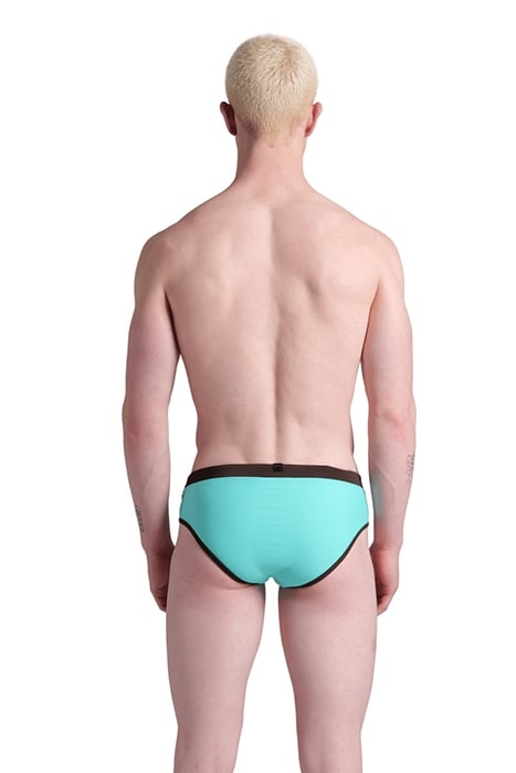 MEN'S ARENA CLASSIC SWIM BRIEF WATER-SEPIA 2