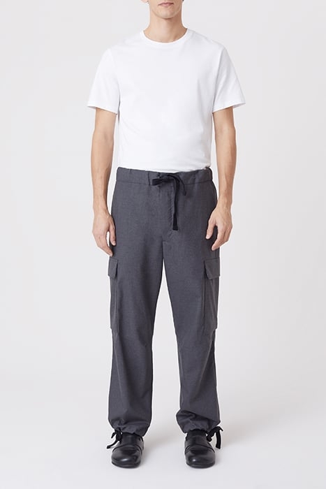 FREEPORT WIDE PANTS DARK GREY MELANGE 3